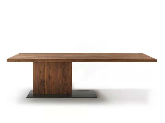 LIAM WOOD - Rectangular solid wood dining table _ Riva 1920